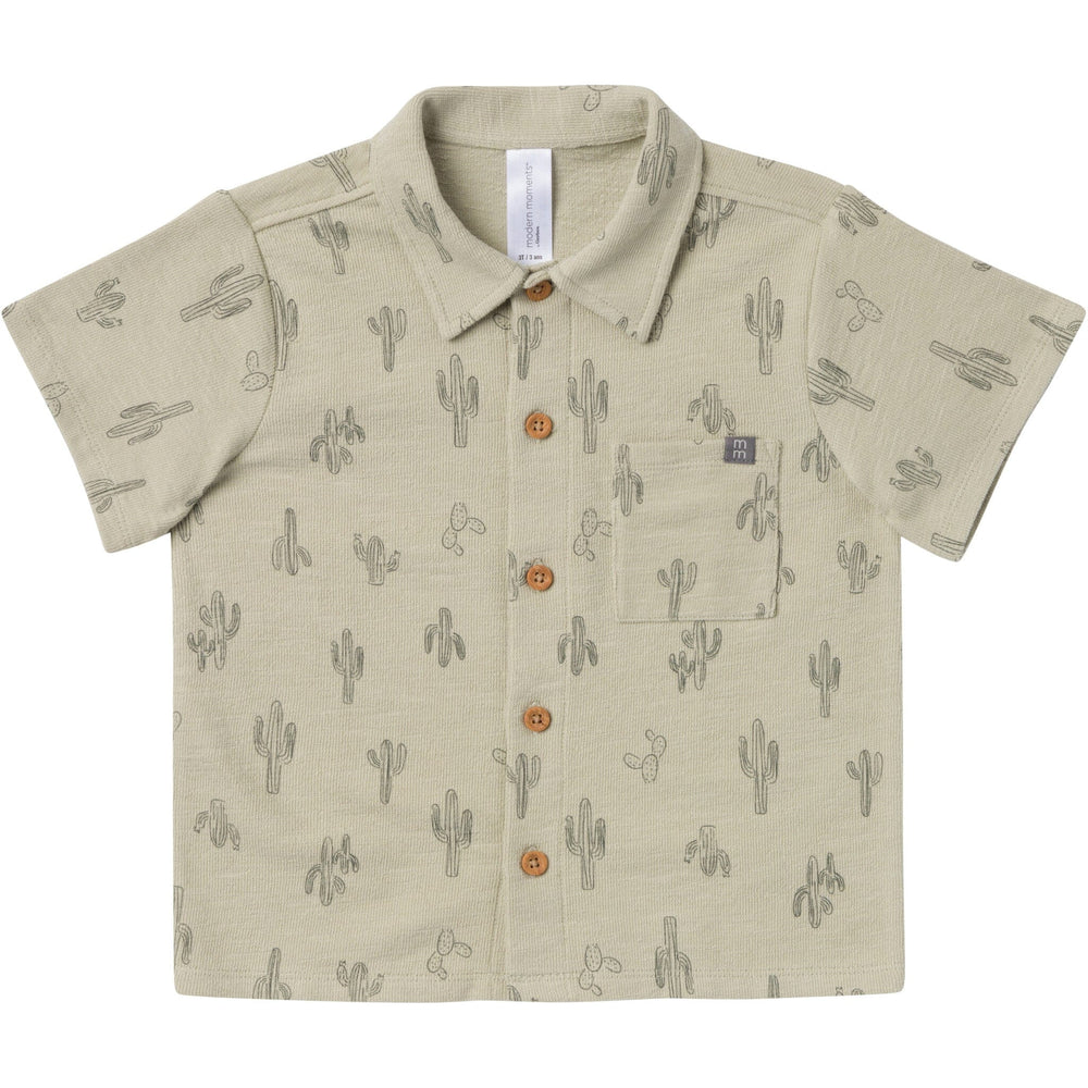 2-Piece Infant & Toddler Boys Green Resort Shirt and Shorts Set outfits Modern Moments™ by Gerber® 